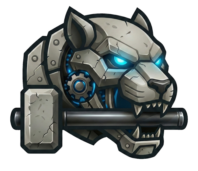 BeastLab AI beast mark, opaque, photo use
