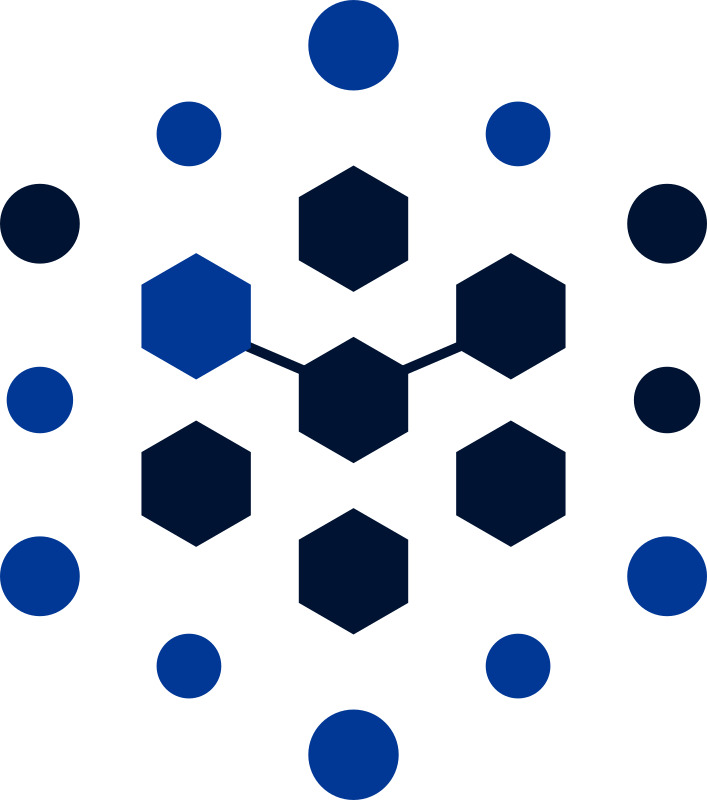 The BeastLab AI hexagon lattice mark on a white background