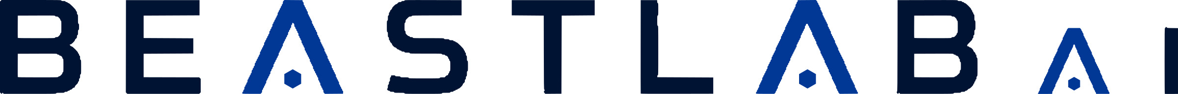 BEASTLAB wordmark on one line with a smaller AI to its right, on a white background