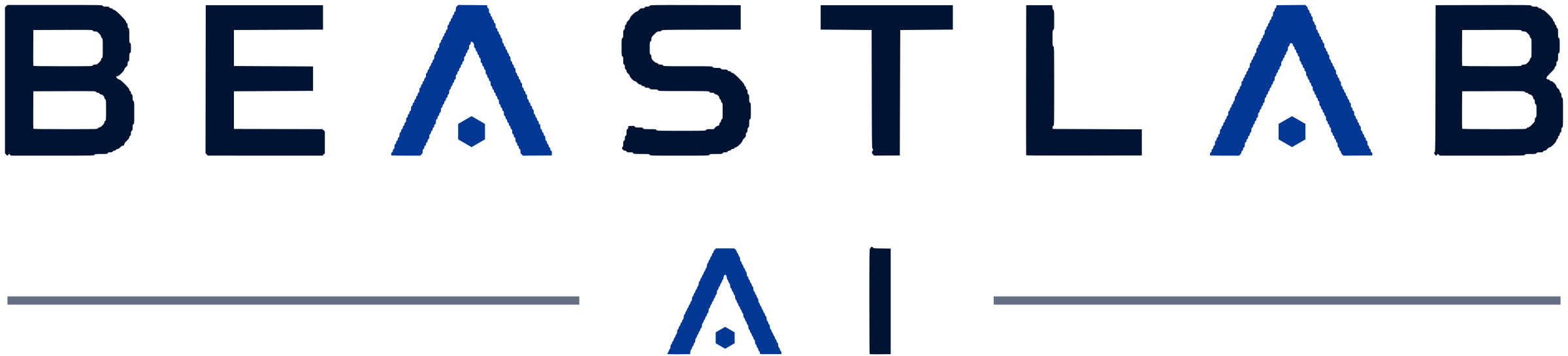 BEASTLAB wordmark with AI set below it, on a transparent background